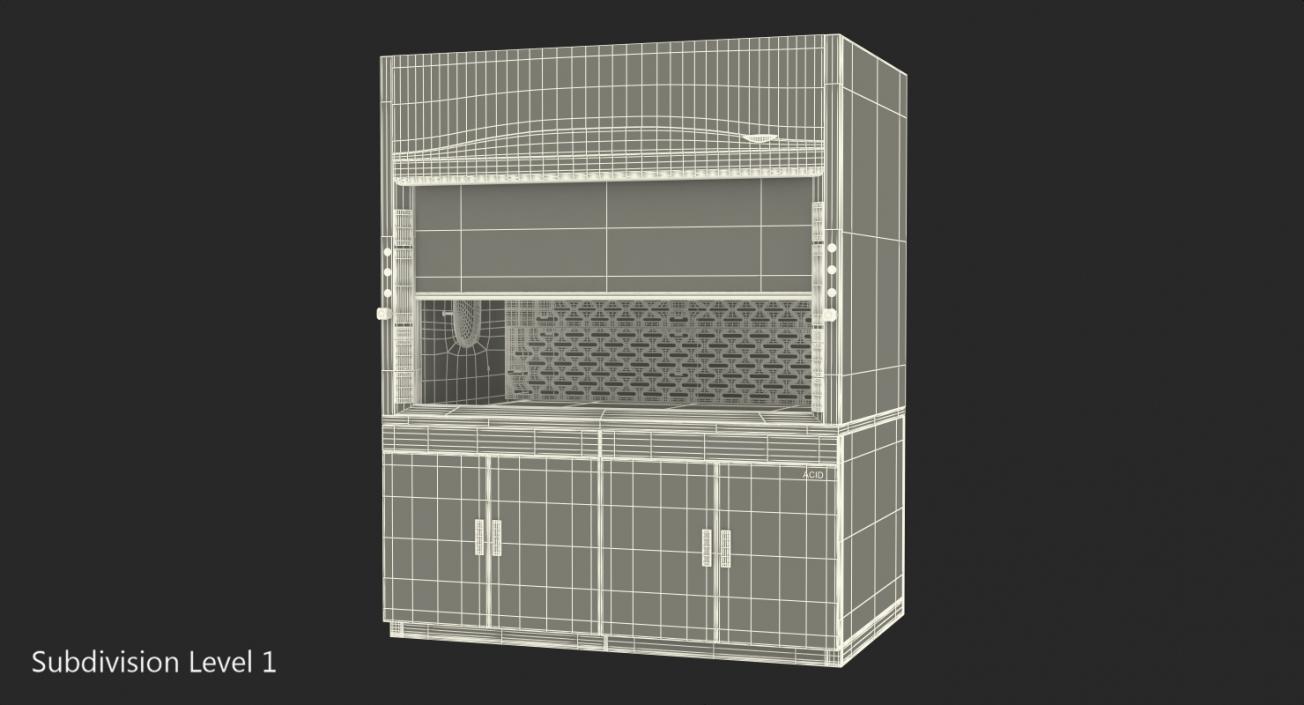 3D model Laboratory Hood