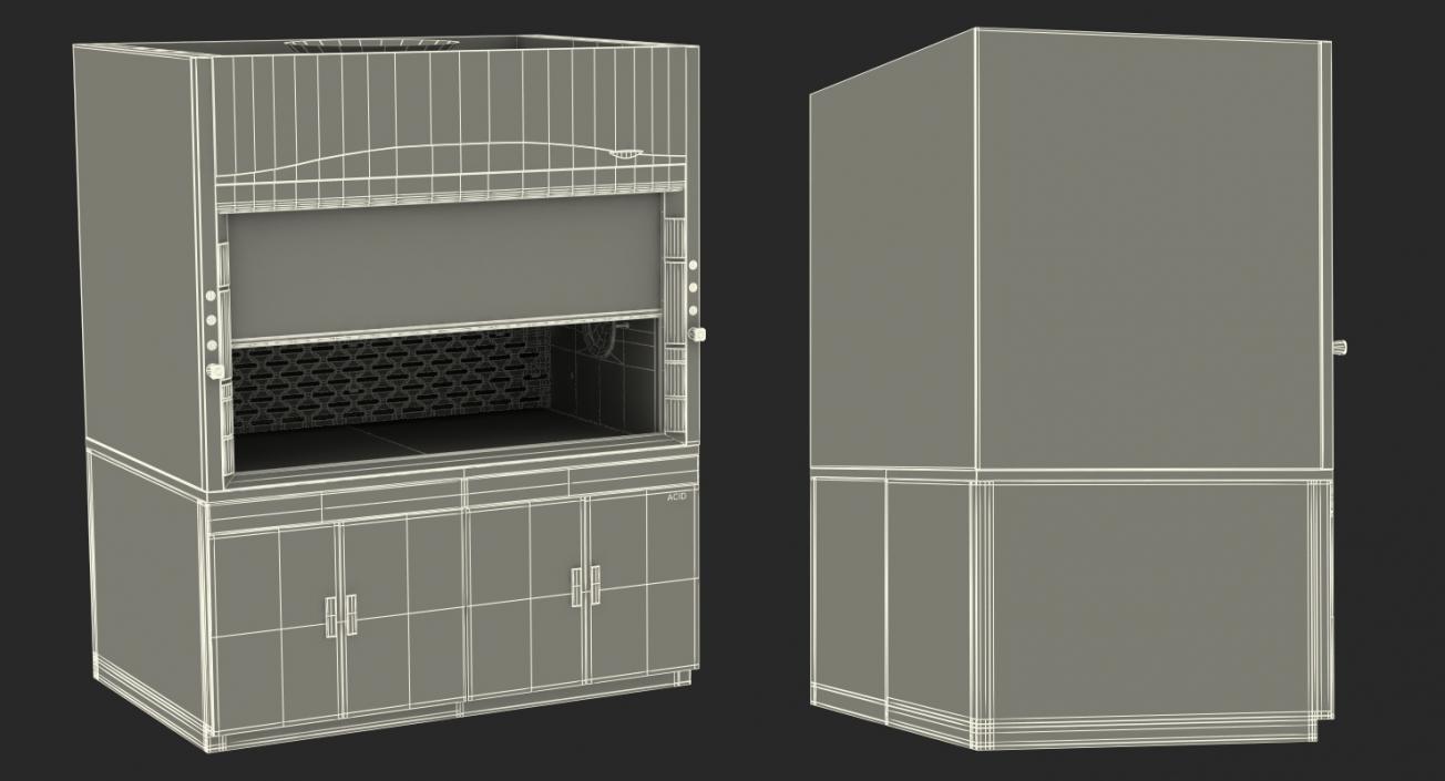 3D model Laboratory Hood