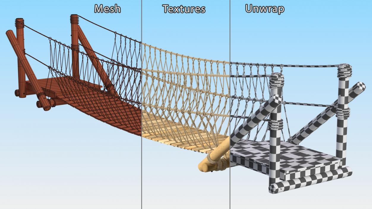 Short Rope Bridge 3D