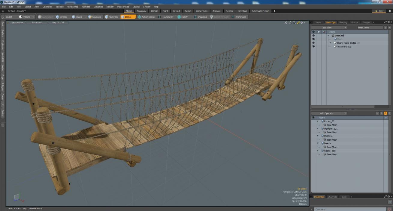 Short Rope Bridge 3D