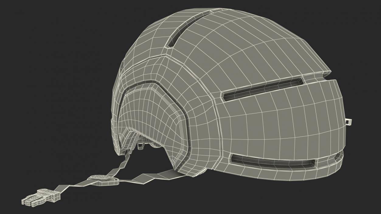 Segway Helmet Black Rest 3D model