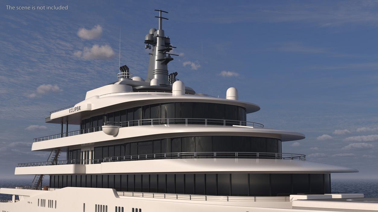 Eclipse Super Yacht 3D model