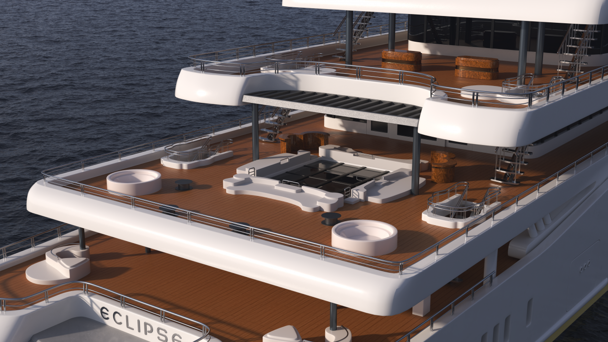 Eclipse Super Yacht 3D model