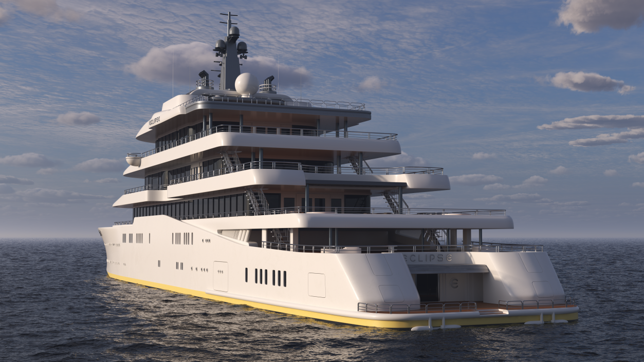 Eclipse Super Yacht 3D model