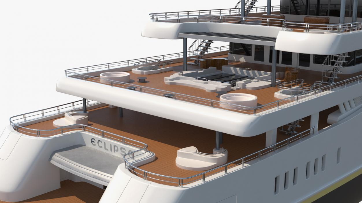 Eclipse Super Yacht 3D model