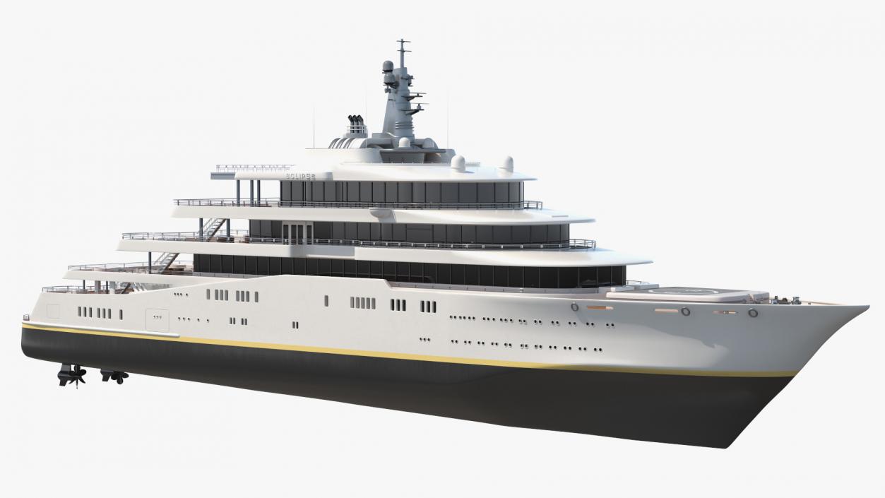 Eclipse Super Yacht 3D model