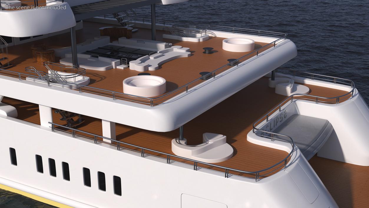 Eclipse Super Yacht 3D model