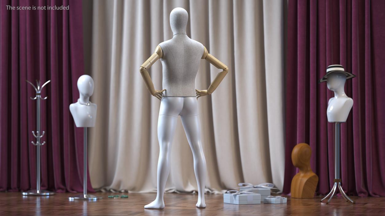 3D model Rigged Mannequins Collection 2