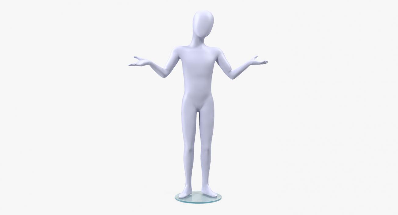 3D model Rigged Mannequins Collection 2