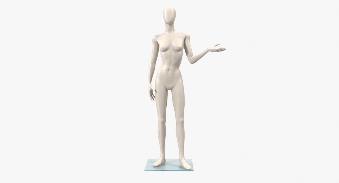 3D model Rigged Mannequins Collection 2