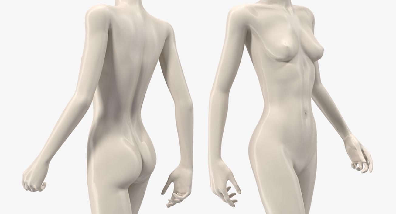 3D model Rigged Mannequins Collection 2