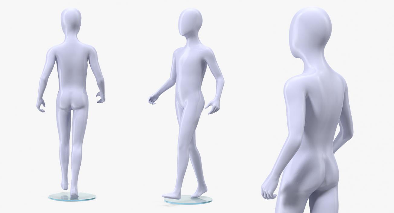 3D model Rigged Mannequins Collection 2