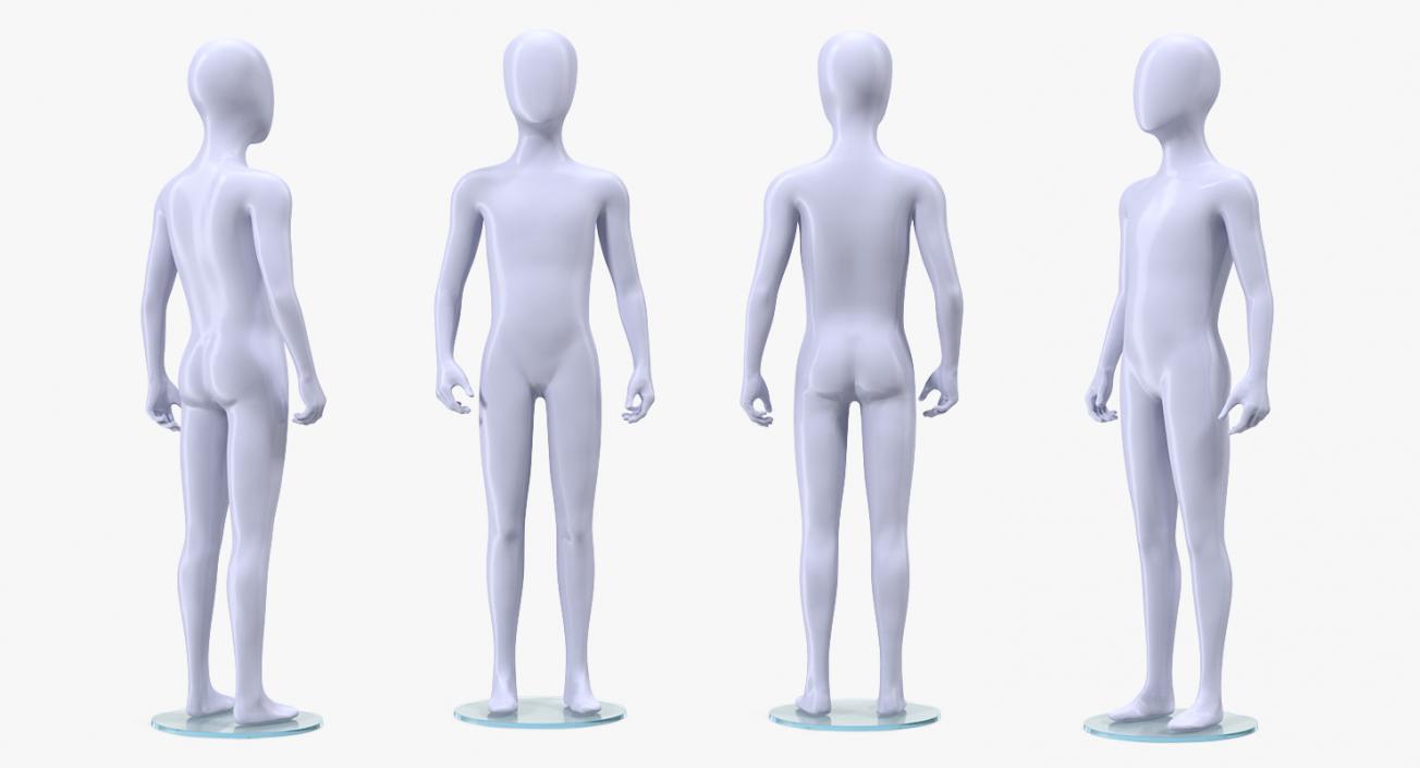 3D model Rigged Mannequins Collection 2