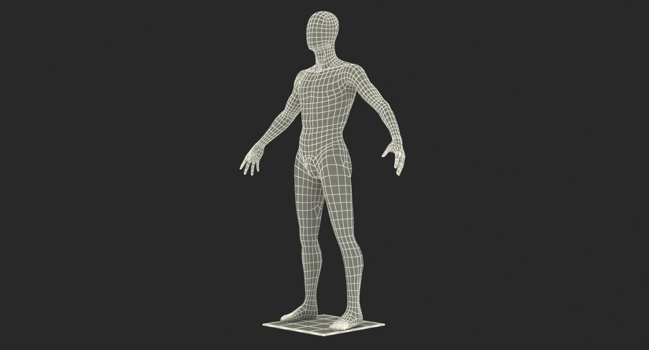 3D model Rigged Mannequins Collection 2