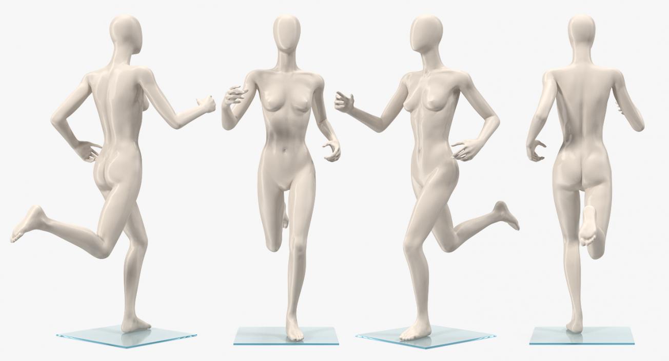 3D model Rigged Mannequins Collection 2