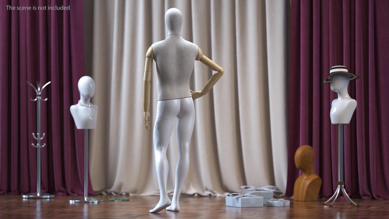 3D model Rigged Mannequins Collection 2