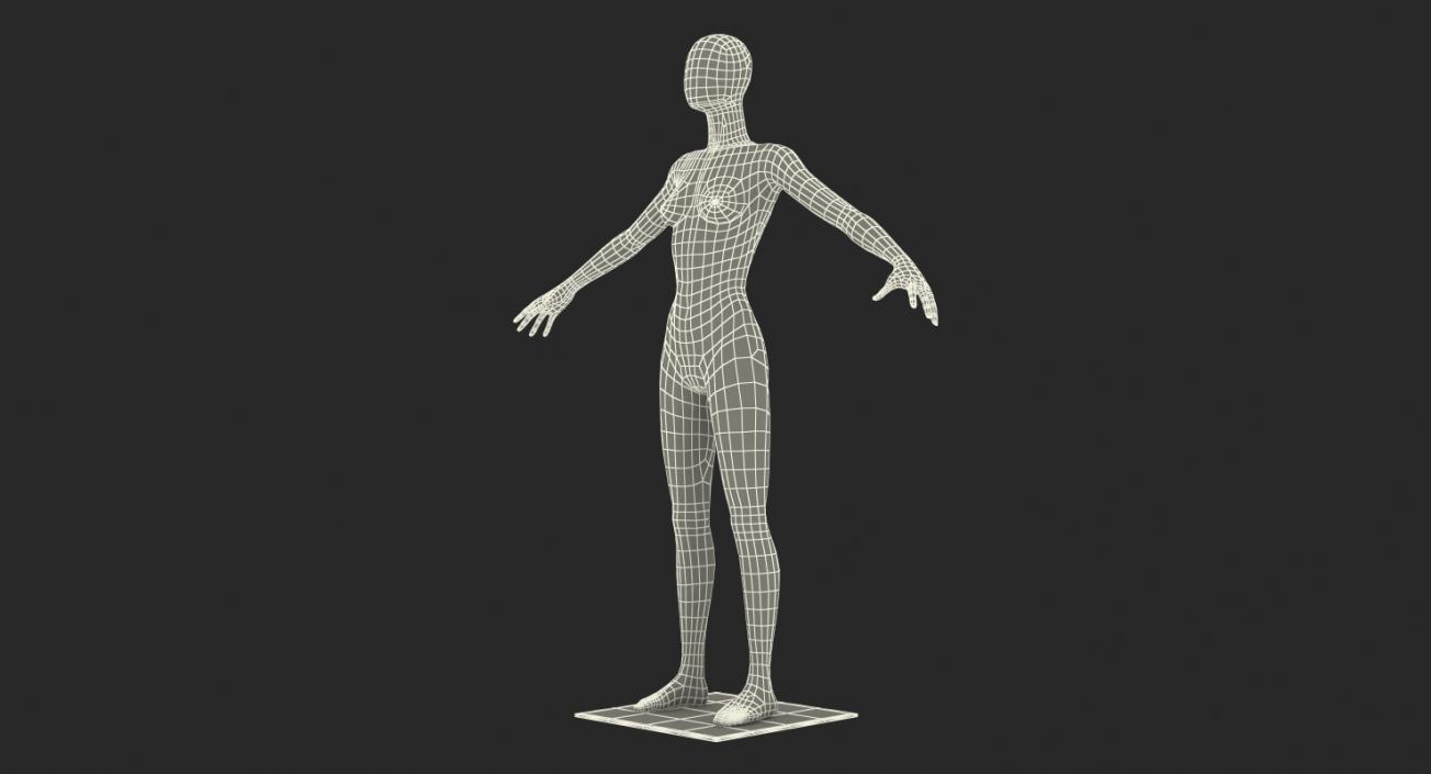 3D model Rigged Mannequins Collection 2