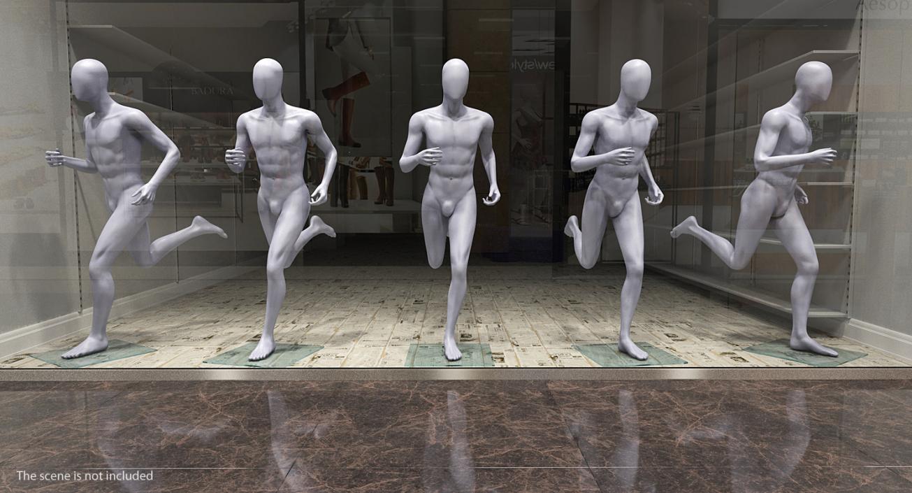 3D model Rigged Mannequins Collection 2