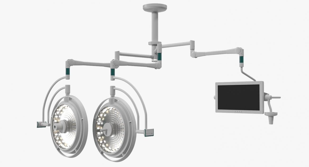 3D Ceiling Mount Surgical Lighting System Generic