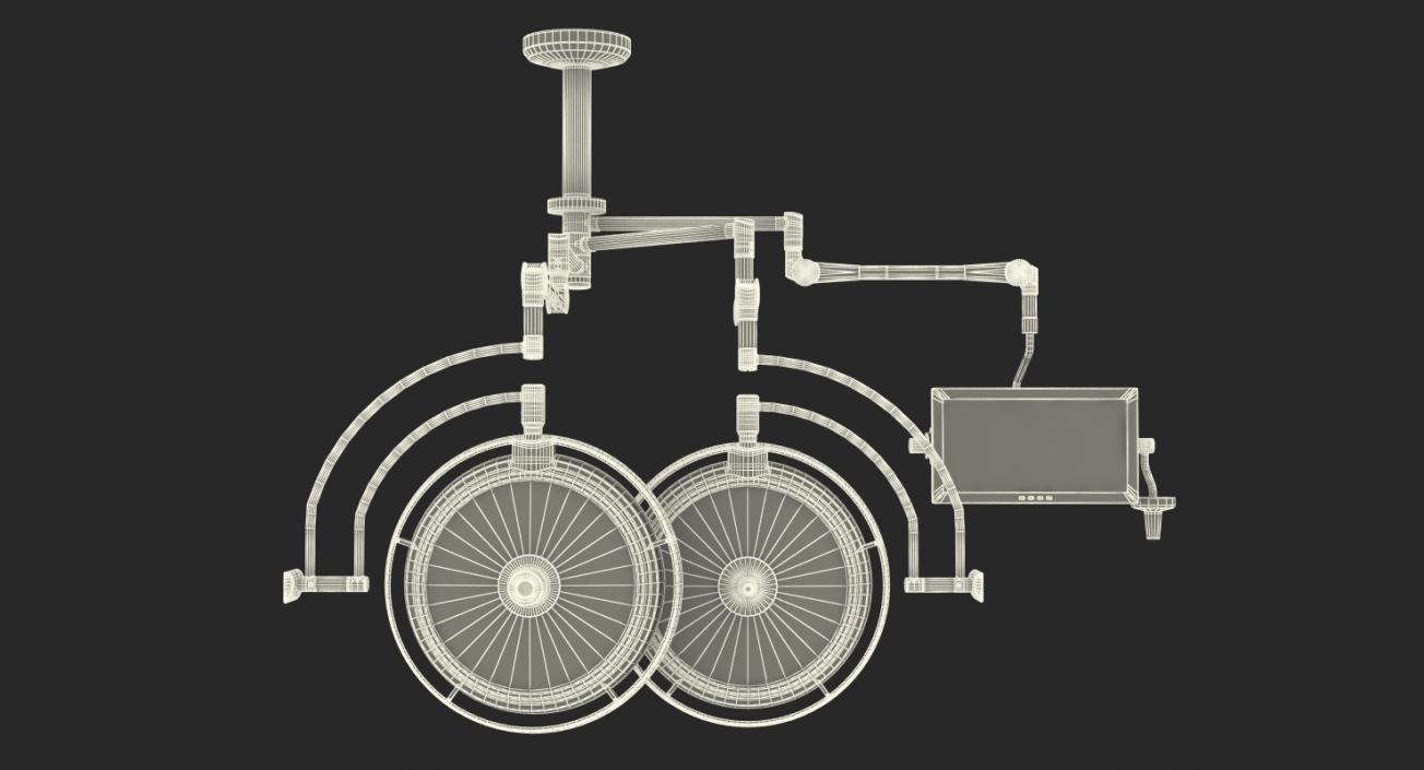 3D Ceiling Mount Surgical Lighting System Generic