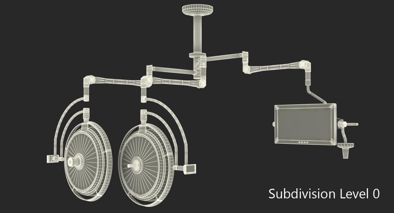 3D Ceiling Mount Surgical Lighting System Generic