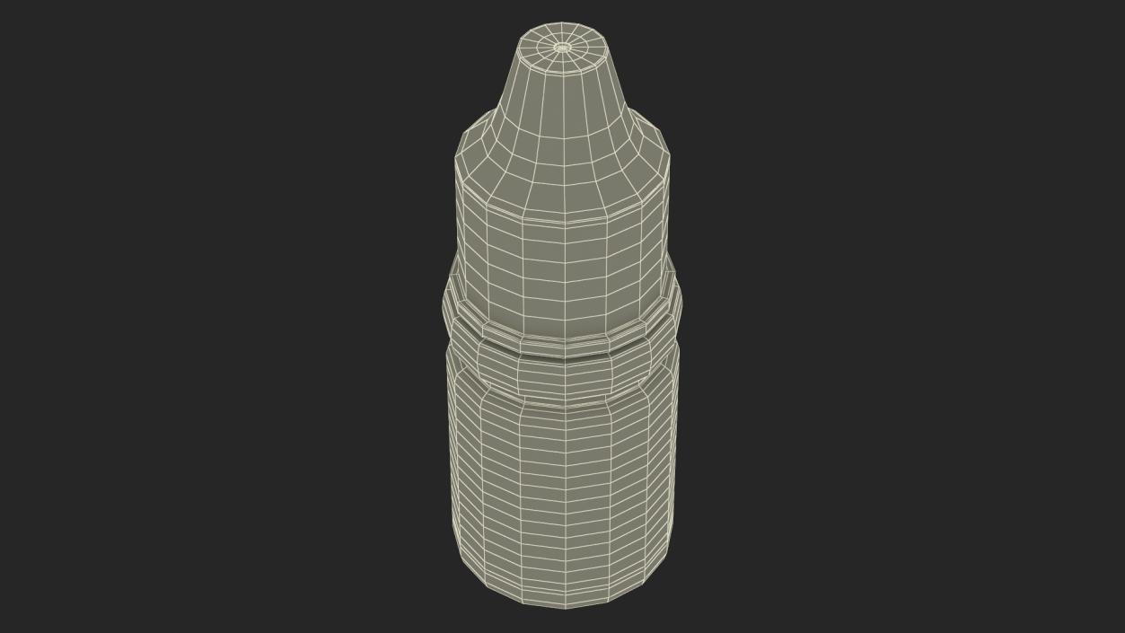 Medical Drops Bottle 5ml 3D model