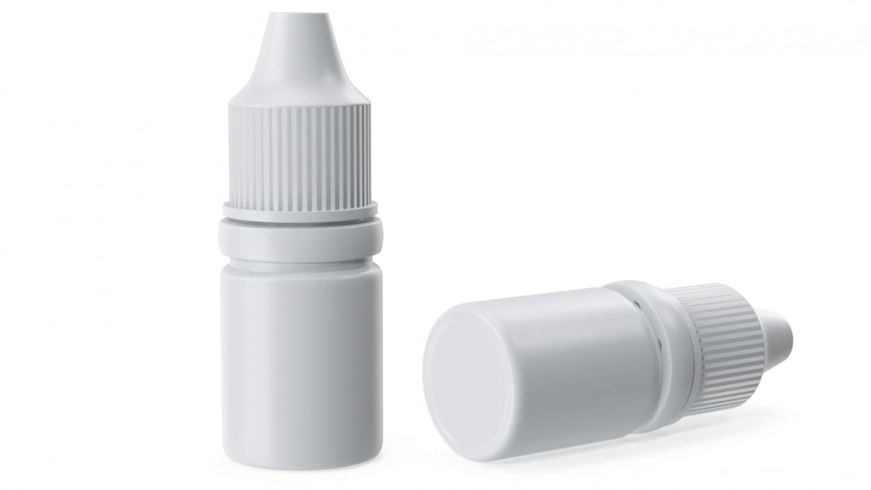 Medical Drops Bottle 5ml 3D model