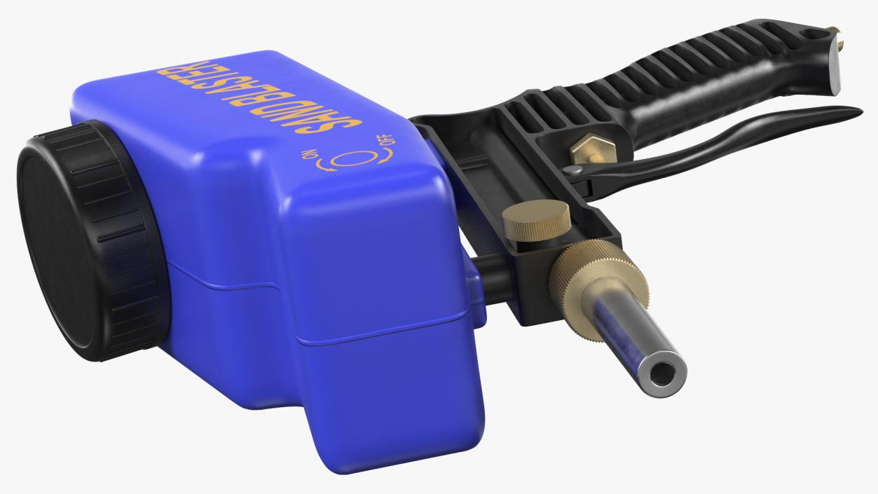 Lematec Sand Blaster Gun Blue 3D model