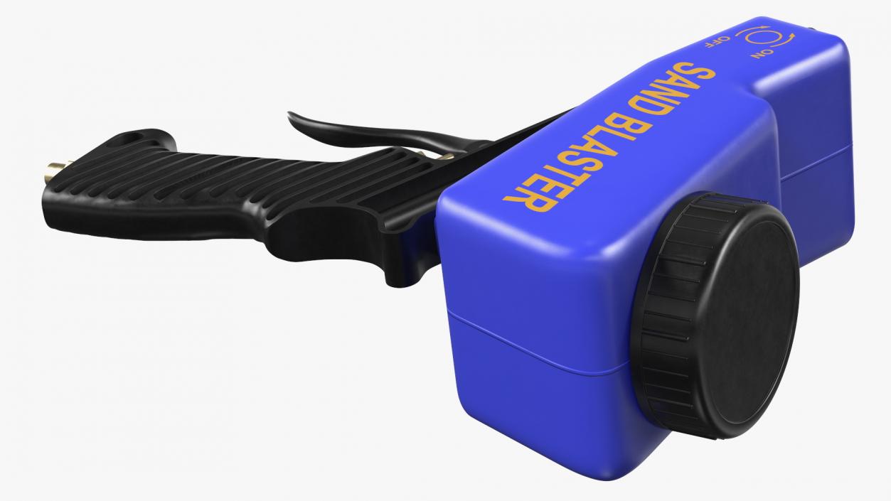 Lematec Sand Blaster Gun Blue 3D model