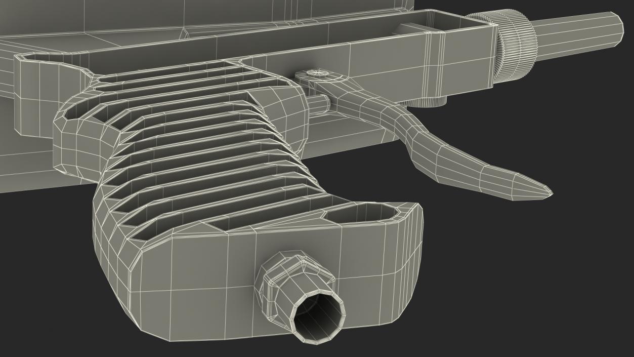 Lematec Sand Blaster Gun Blue 3D model