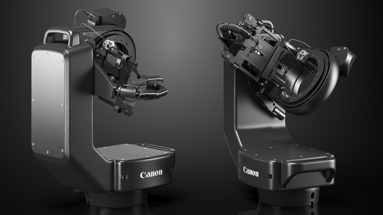 3D Robotic Camera System Canon CR S700R Rigged model