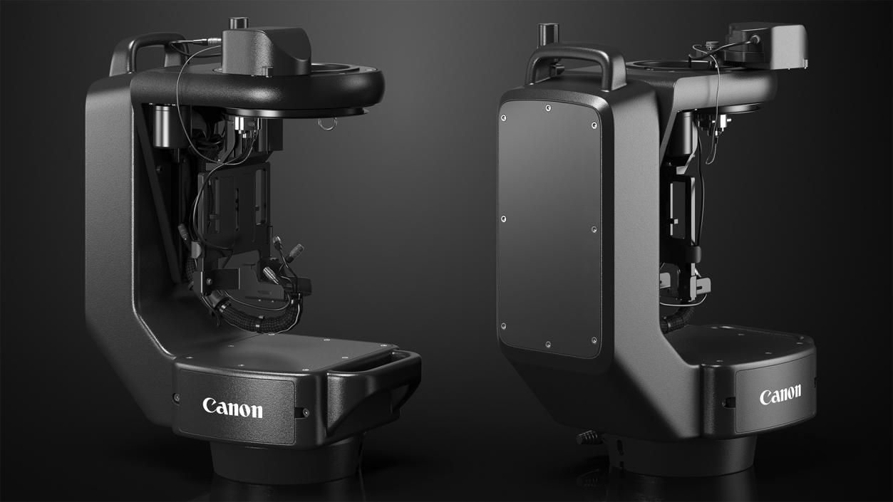 3D Robotic Camera System Canon CR S700R Rigged model