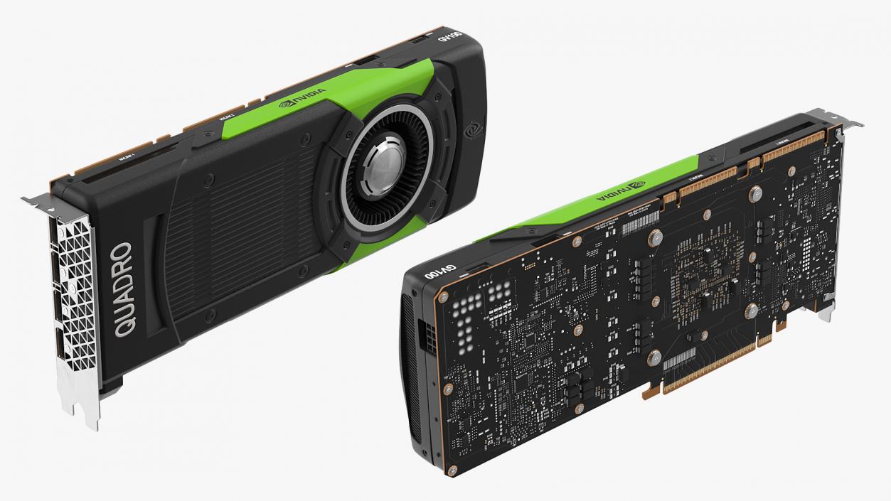 Nvidia Quadro GV100 3D model