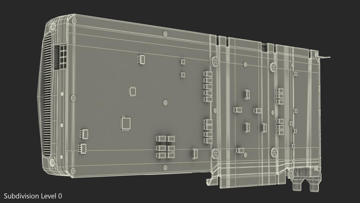 Nvidia Quadro GV100 3D model