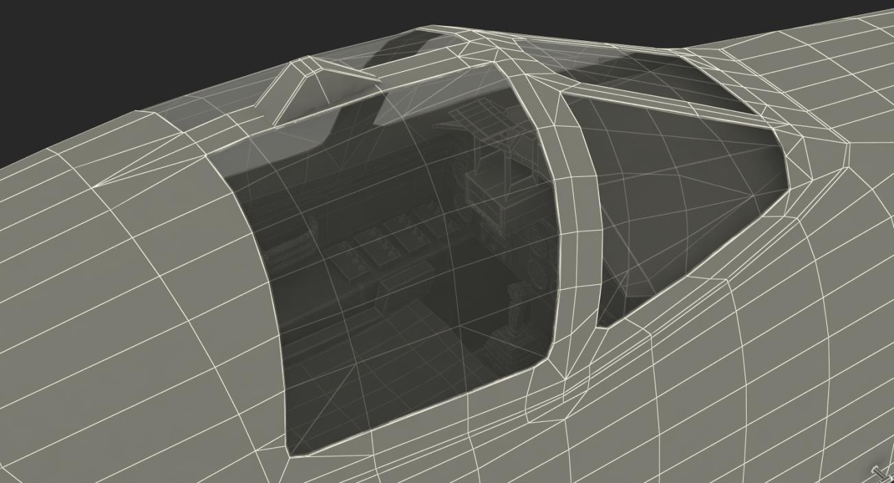 Sukhoi Su25 Grach Rigged 3D model