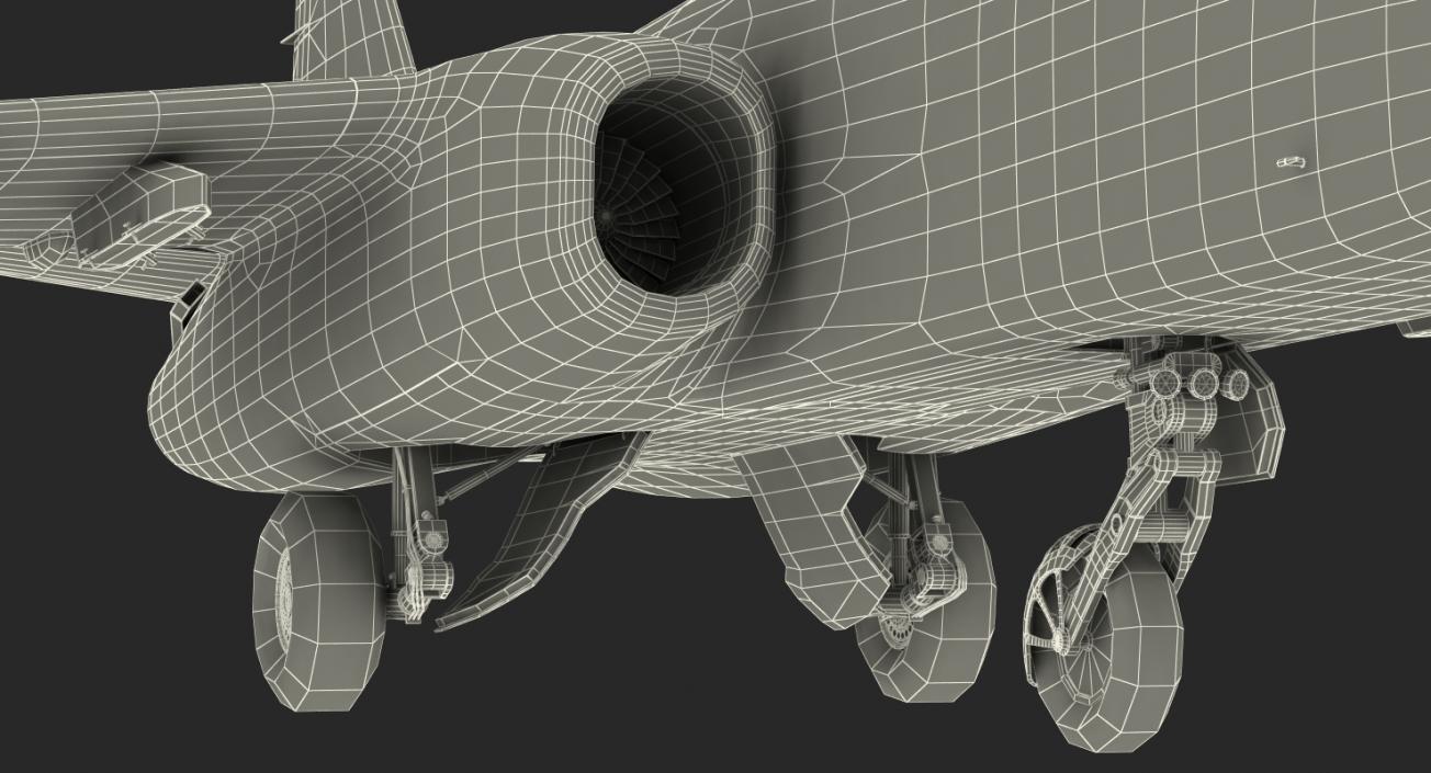 Sukhoi Su25 Grach Rigged 3D model