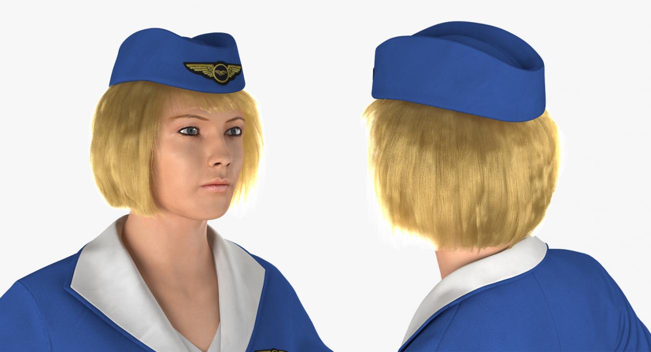 3D model Stewardess