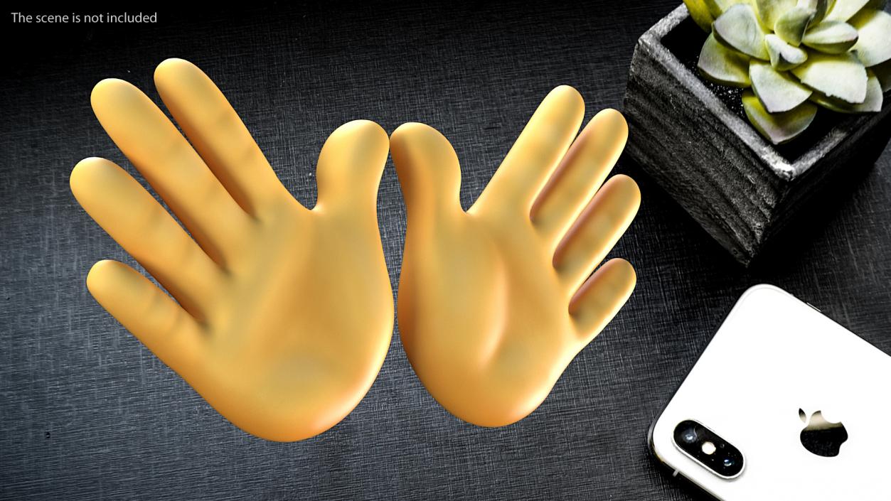 3D Open Hands Emoji