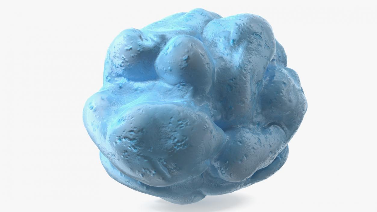 3D model Blue Chewed Gum