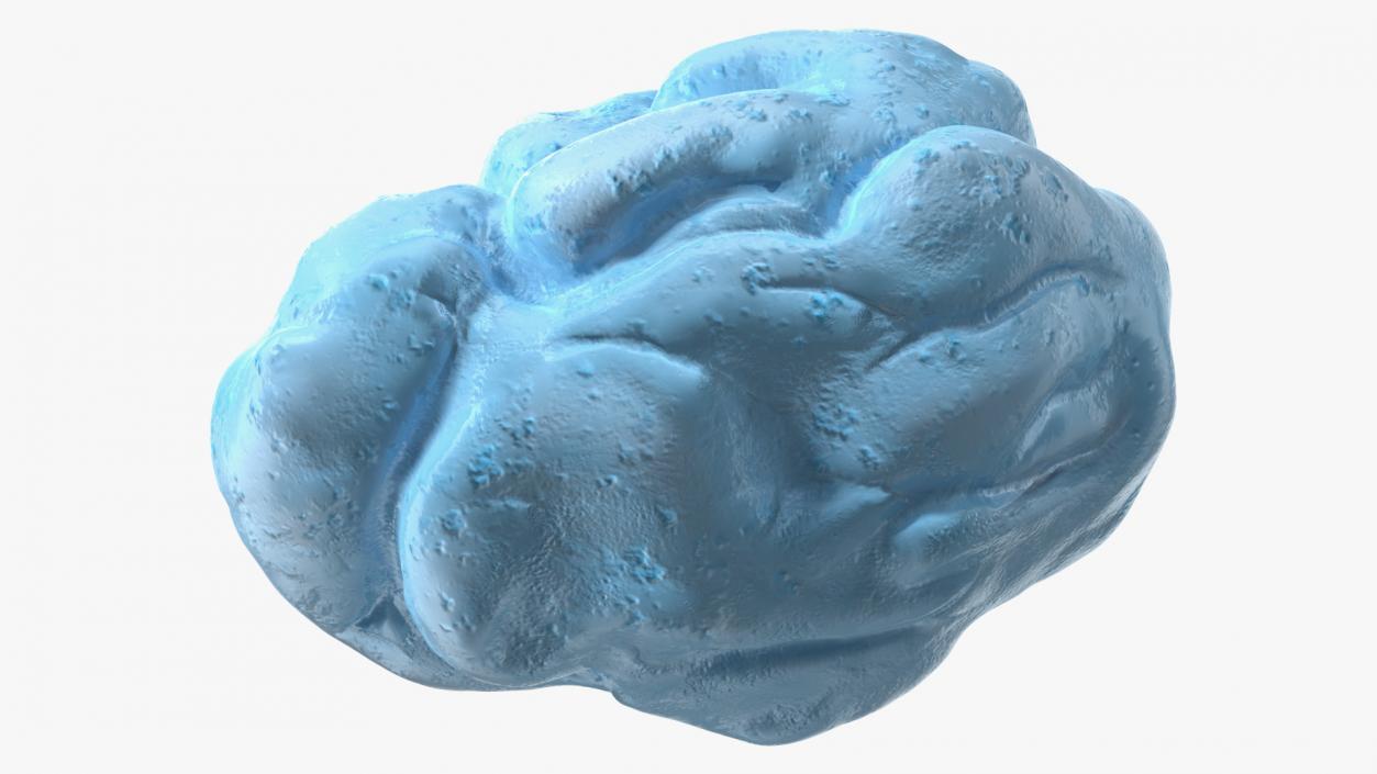 3D model Blue Chewed Gum