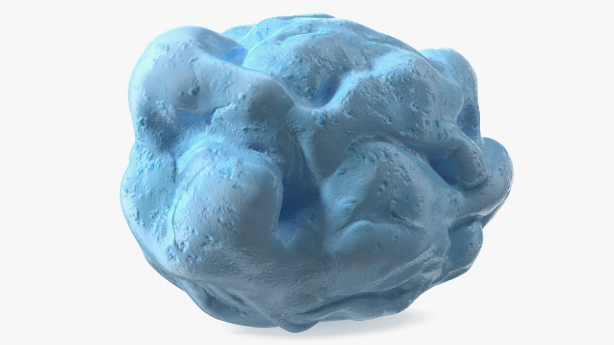 3D model Blue Chewed Gum