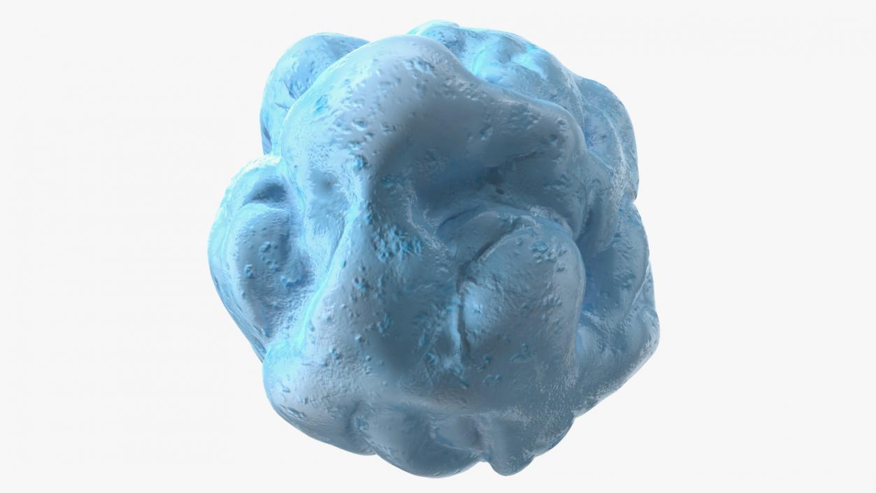 3D model Blue Chewed Gum