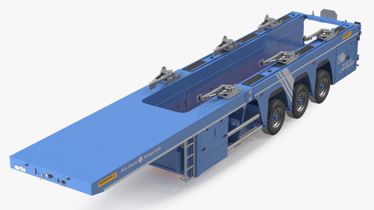 3D model Faymonville Prefamax ILO 3 Innenlader Semi Trailer