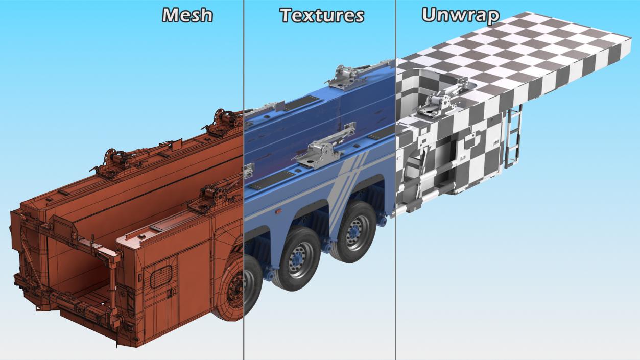 3D model Faymonville Prefamax ILO 3 Innenlader Semi Trailer