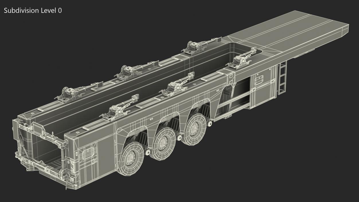 3D model Faymonville Prefamax ILO 3 Innenlader Semi Trailer