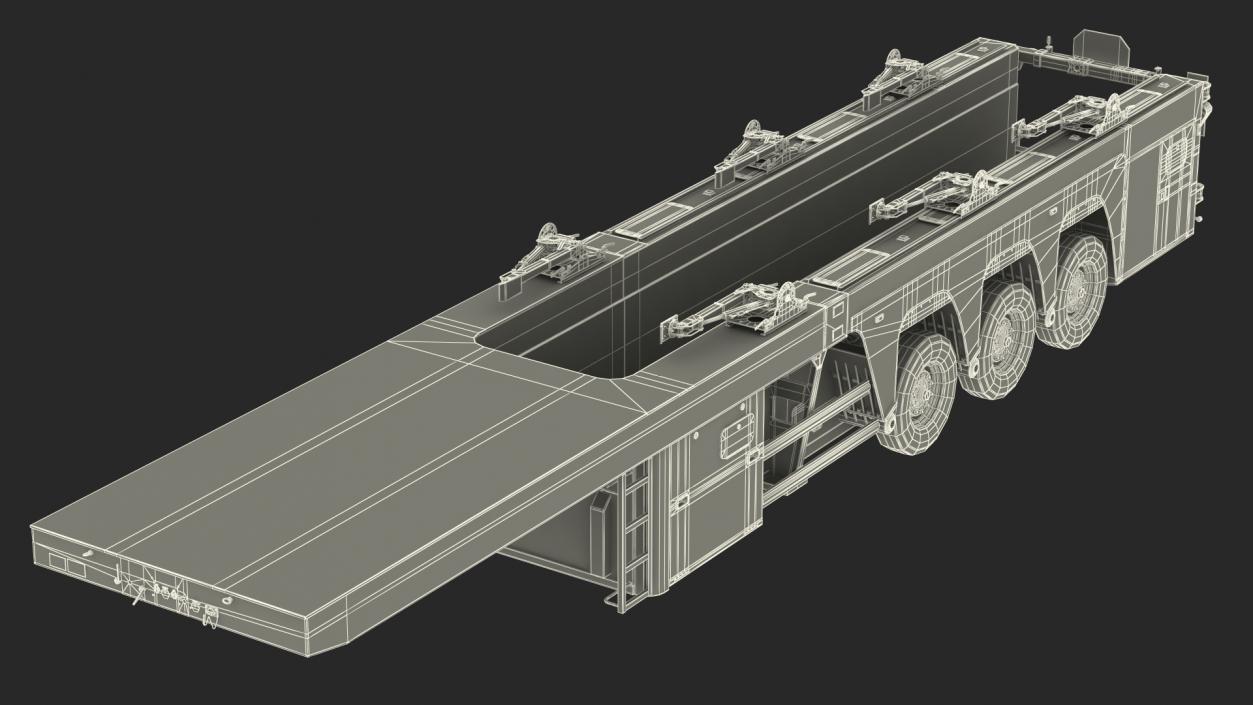 3D model Faymonville Prefamax ILO 3 Innenlader Semi Trailer