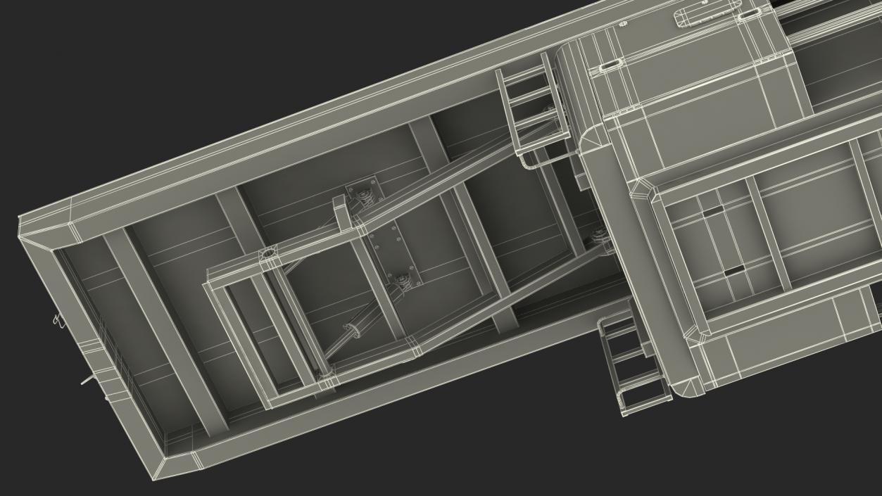 3D model Faymonville Prefamax ILO 3 Innenlader Semi Trailer