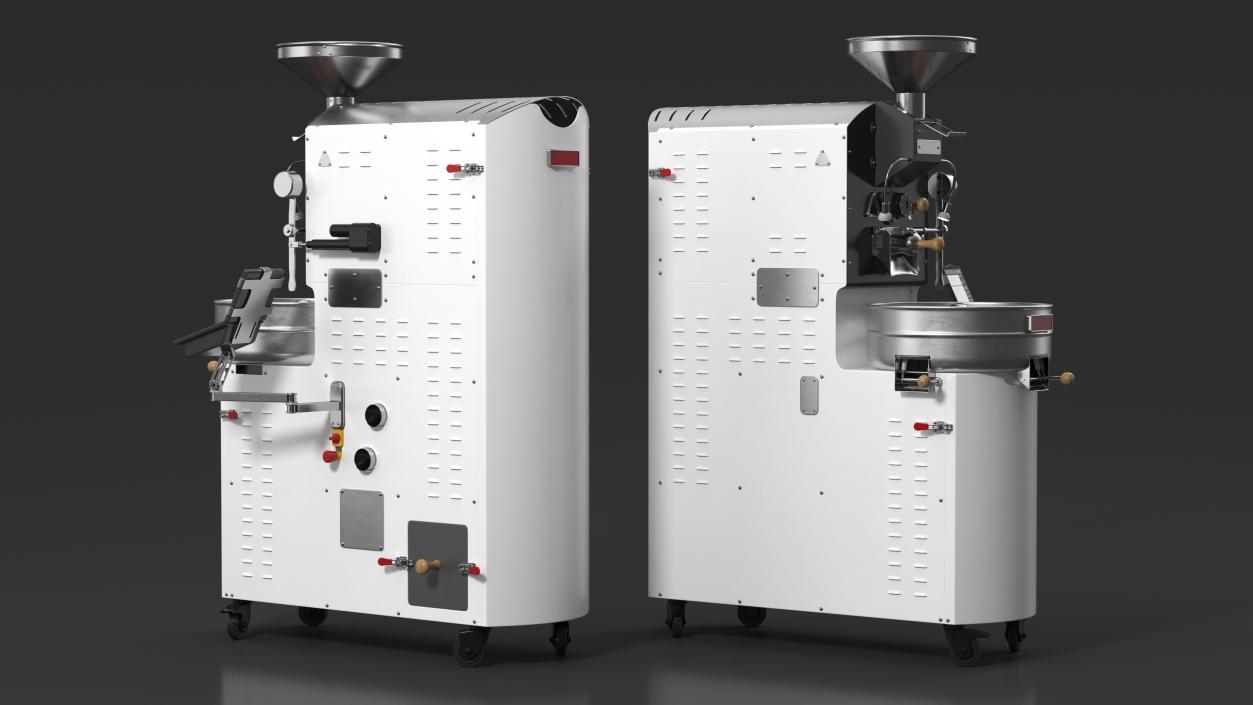 3D Coffee Roaster Machine White model