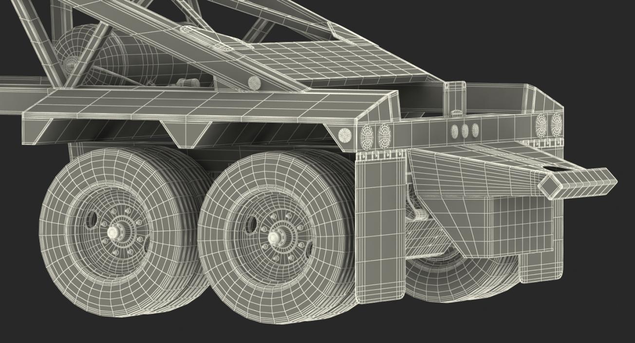 3D Manac Belly Dump Trailer Rigged