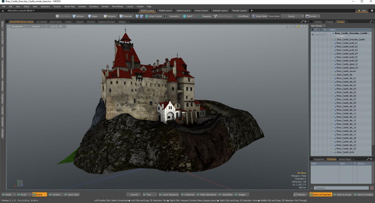 Bran Castle Draculas Castle 3D